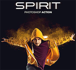 极品PS动作－灵魂卫士(含高清视频教程)：Spirit Photoshop Action